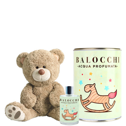 Baby Collection Acqua Profumata + Orso Tobia 100 ML Acqua profumata per il corpo + Orsetto Tobia