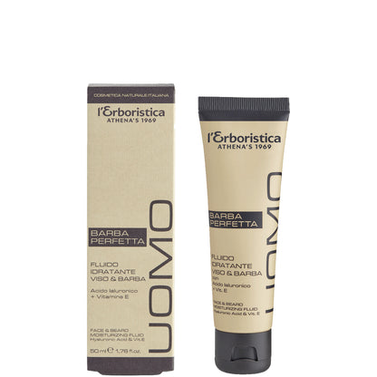 L'Erboristica Fluido Idratante Viso&Barba Uomo