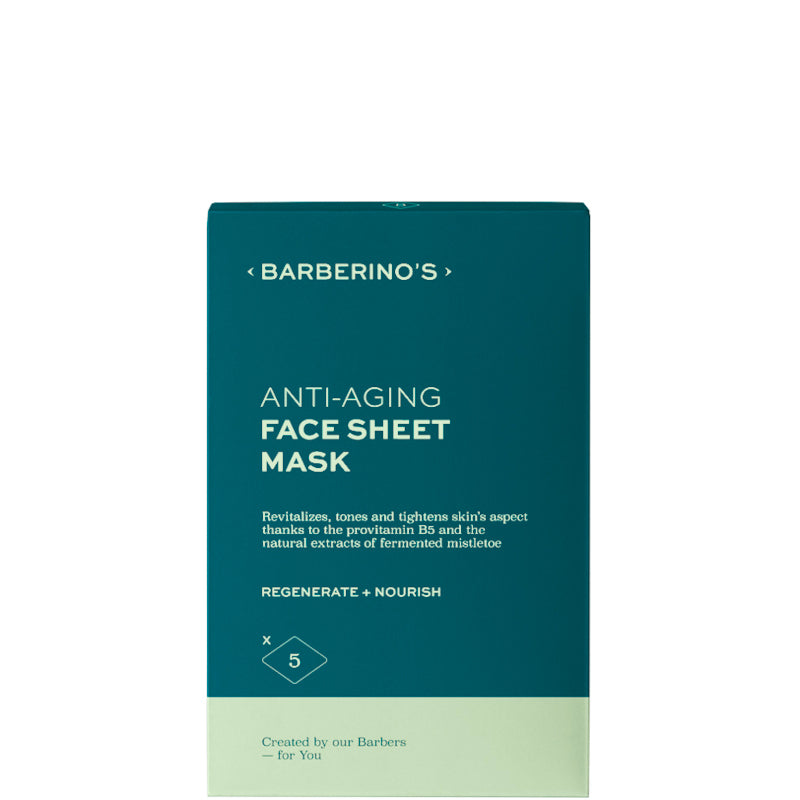 Barberino's - Anti-Aging Face Sheet Mask 5 maschere monouso x 28 ml