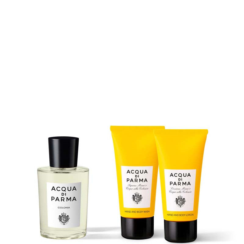 Acqua di Parma Colonia Cofanetto Regalo 100 ML Eau de Cologne + 75 ML Sapone Mani e Corpo + 75 ML Lozione Mani e Corpo