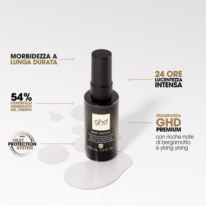 ghd sleek operator - olio per caplli bagnati e asciutti elisir levigante