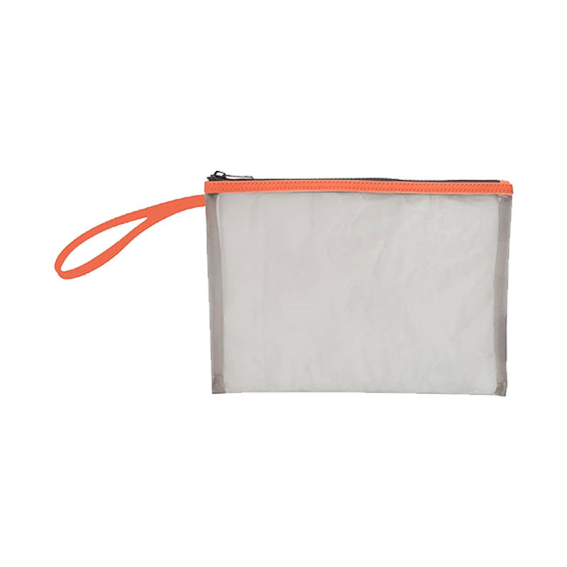 Pochette a Busta O BAG in Plastica a Rete Arancione e Grigio ACCEP004MAS02236