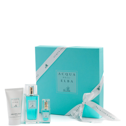 Acqua dell'Elba Arcipelago Donna EDP Confezione 100 ML Eau de Parfum + 15 ML Eau de Parfum + 75 ML Body Cream