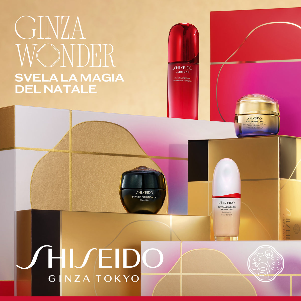 Calendario dell'Avvento Shiseido beauty e make-up 2026