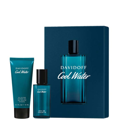 Davidoff Cool Water Eau de Toilette Cofanetto 40 ML Eau de Toilette + 75 ML Shower Gel