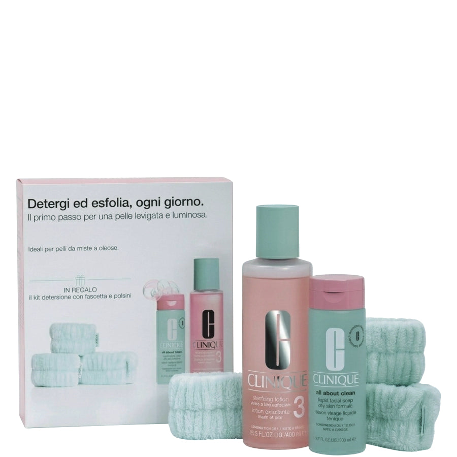 Clarifying Lotion 3 + All about clean - Pelle da mista a Grassa TIPO 3