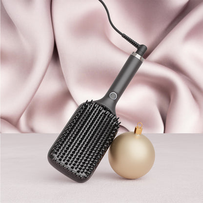 ghd glide + max hot brush festive gift set in black