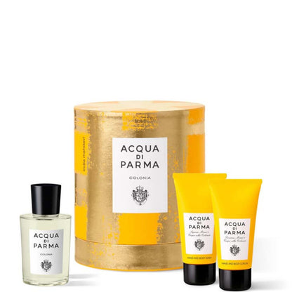 Acqua di Parma Colonia Cofanetto Regalo 100 ML Eau de Cologne + 75 ML Sapone Mani e Corpo + 75 ML Lozione Mani e Corpo