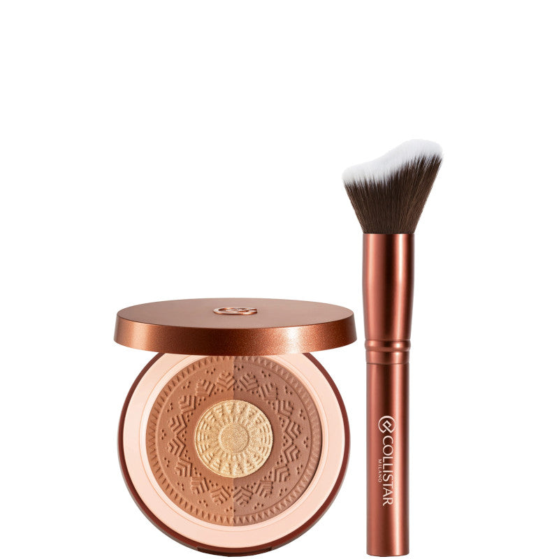 Terra Polvere Abbronzante Effetto Seta + Pennello Contouring