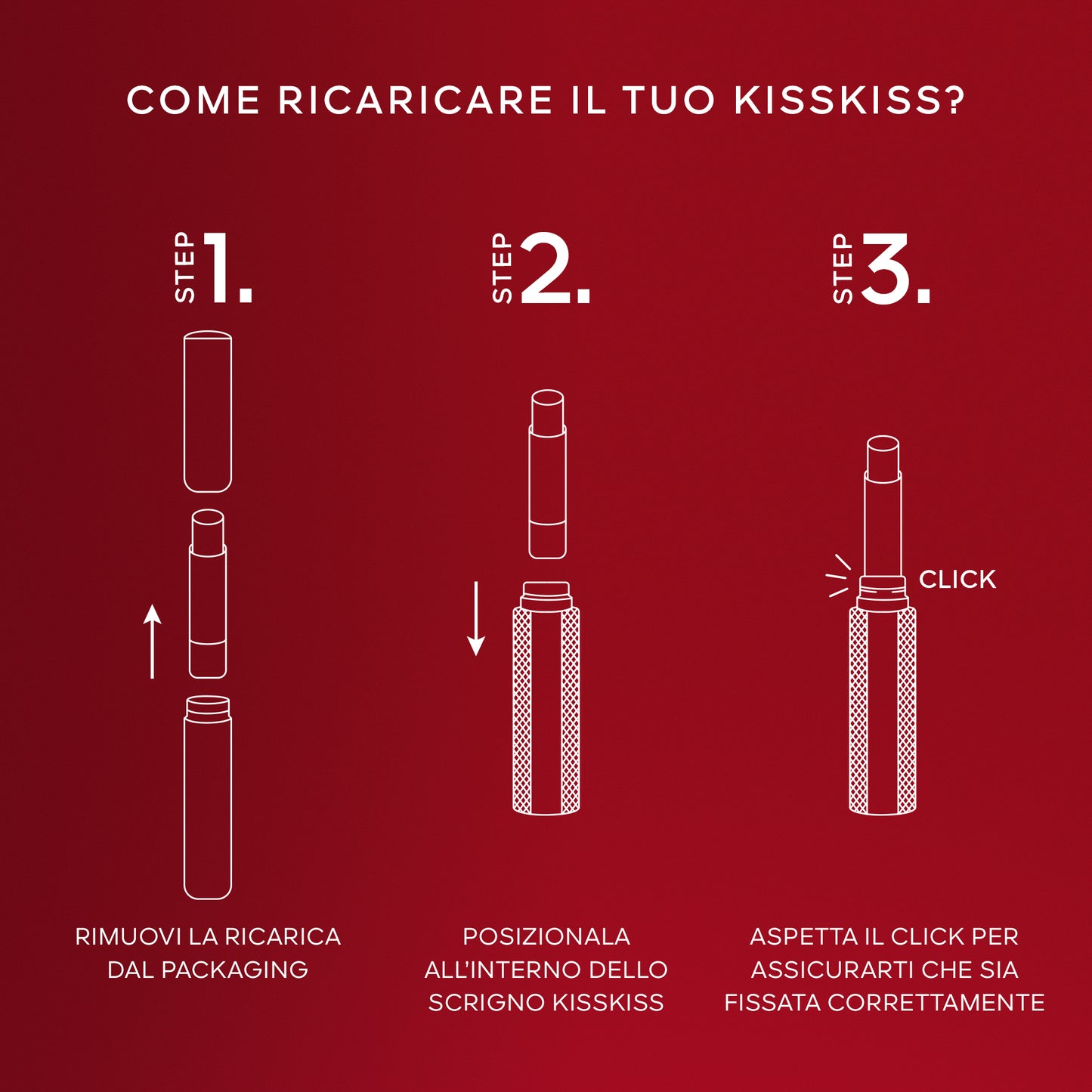 KissKiss Le Rouge Intense Infusé de Miel Ricarica
