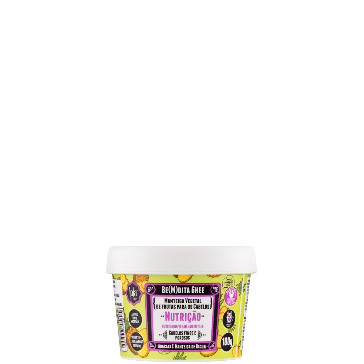 Lola from Rio Be(M)Dita Ghee Maschera Nutriente Abacaxi e Burro de Bacuri 100 GR
