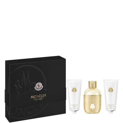 Moncler Sunrise Pour Femme Cofanetto 100 ML Eau de Parfum + 100 ML Body Lotion + 100 ML Shower Gel