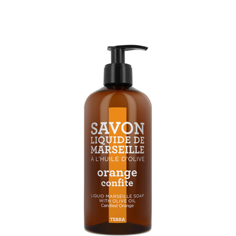 TERRA - Orange Confite Savon Liquide de Marseille 500 ML