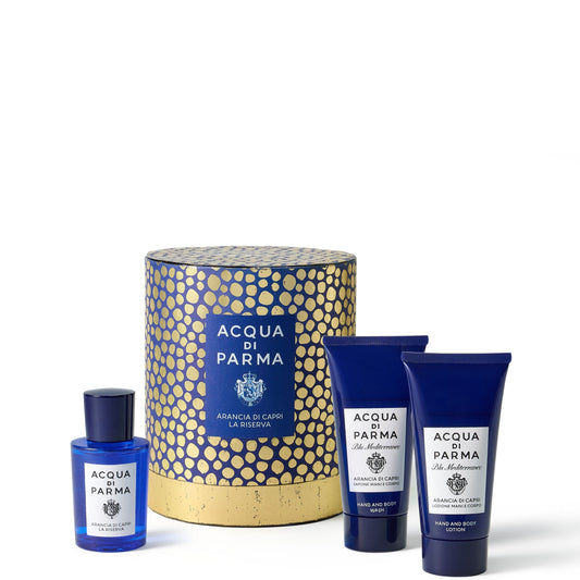 Acqua di Parma Blu Mediterraneo Arancia di Capri La Riserva Cofanetto Regalo