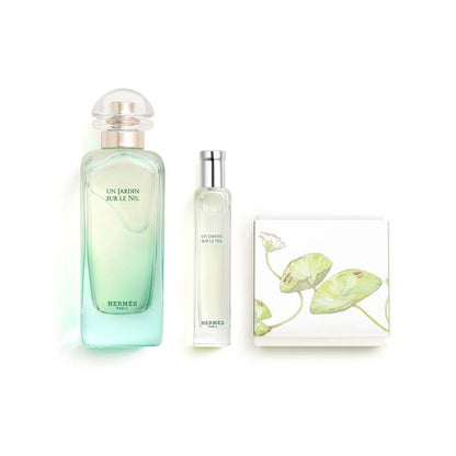 Un Jardin sur le Nil Cofanetto 100 ML Eau de Toilette + 15 ML Eau de Toilette + 50 gr Sapone