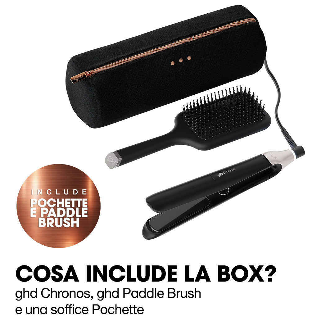 ghd chronos festive gift set in black