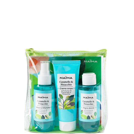 Naima Travel Kit Pistacchio & Caramello