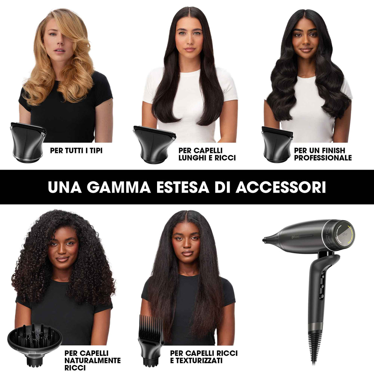 ghd Speed - Beccuccio professionale a pettine