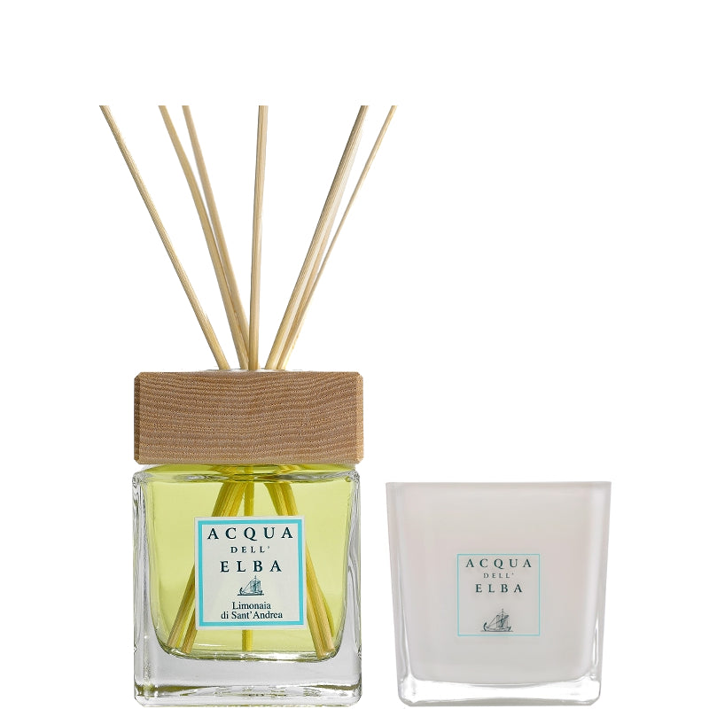 Acqua dell'Elba Profumatore D' Ambiente + Bacchette Limonaia di Sant'Andrea Confezione