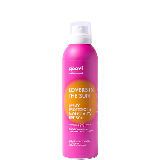 Goovi Crema Solare Spray Corpo - Protezione SPF50+ Lovers in the Sun