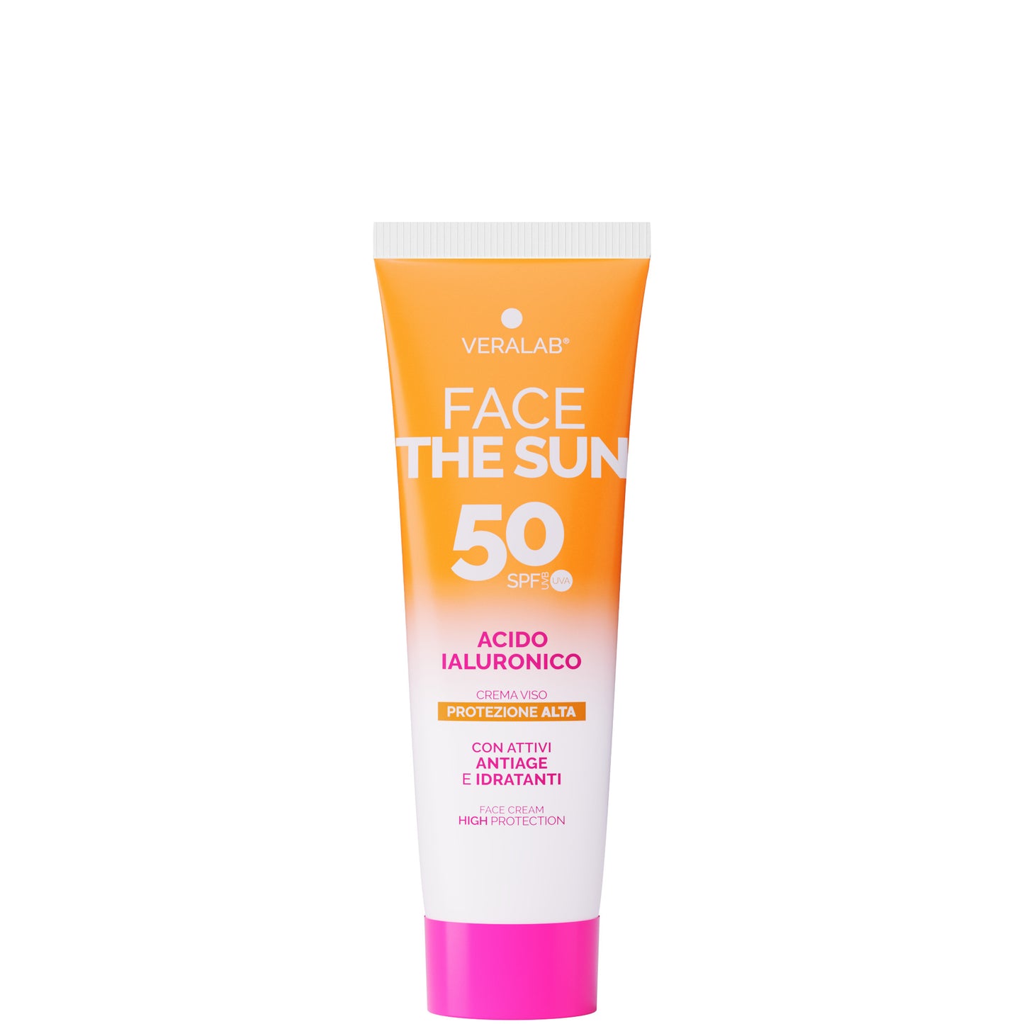 Veralab Face the Sun Acido Ialuronico Crema Viso SPF50