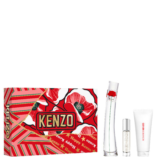 Flower by kenzo EDP Confezione 50 ML Eau de Parfum + 10 ML Eau de Parfum + 75 ML Body Lotion