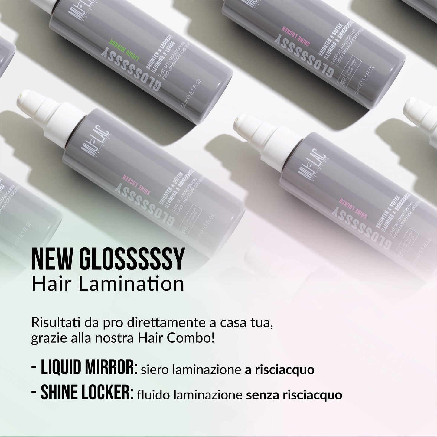 Mulac GLOSSSSSY SHINE LOCKER Fluido Laminazione Senza Risciacquo