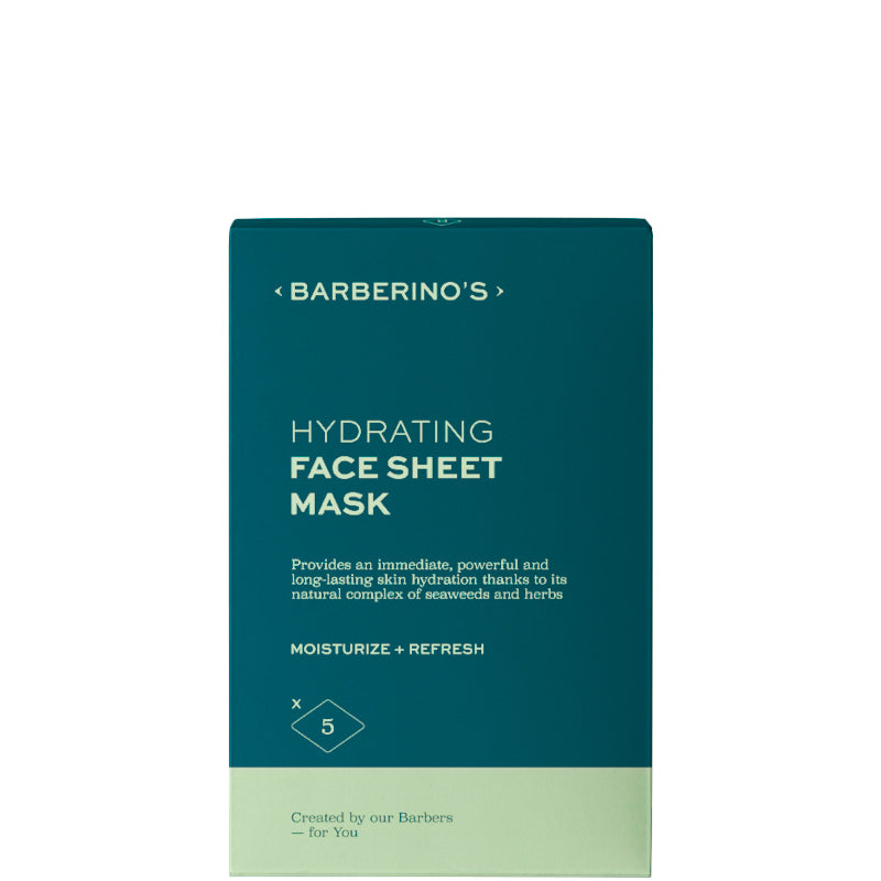 Barberino's - Hydrating Face Sheet Mask 5 maschere monouso x 28 ml