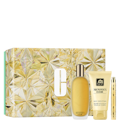 Aromatics Elixir Parfum Confezione 100 ML Parfum Spray + 75 ML Body Lotion + 10 ML Parfum Spray