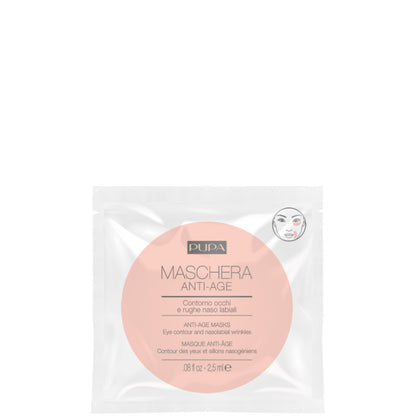 Maschera Anti-Age contorno occhi e rughe naso labiali*