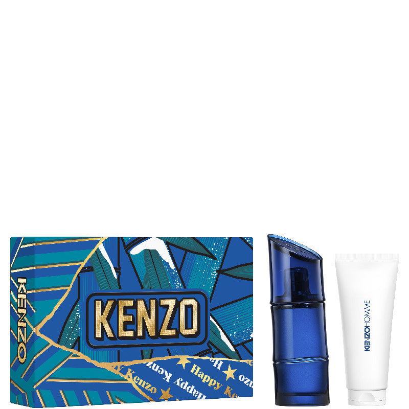 Kenzo Homme EDT Intense Confezione 60 ML Eau de Toilette Intense + 75 ML Gel Doccia