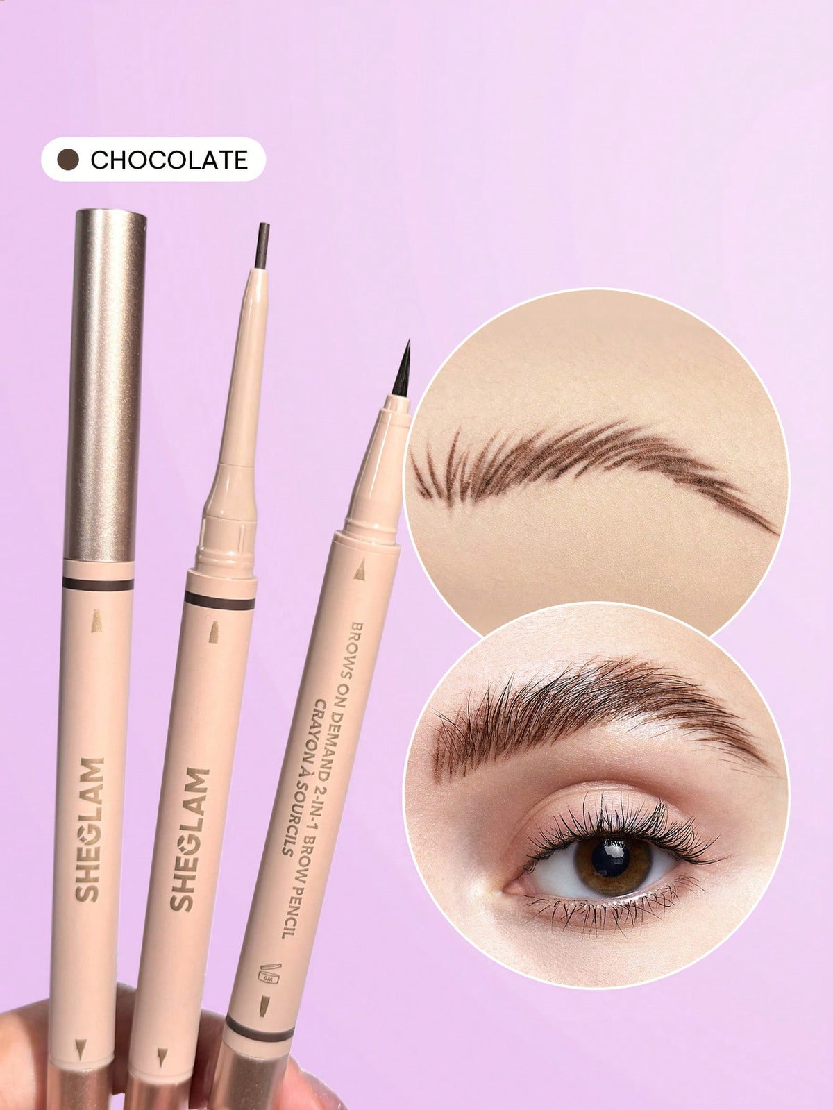 Sheglam Brows On Demand 2-In-1 Brow Pencil