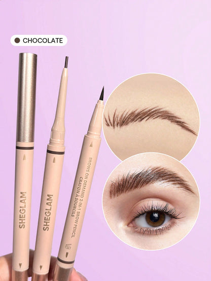 Sheglam Brows On Demand 2-In-1 Brow Pencil