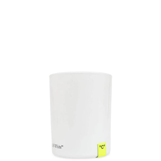 Off White Electric Star Candle "C" 200 gr