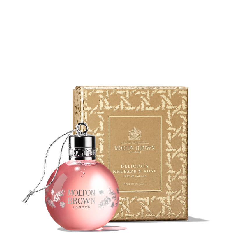 Delicious Rhubarb & Rose Festive Bauble 75 ML