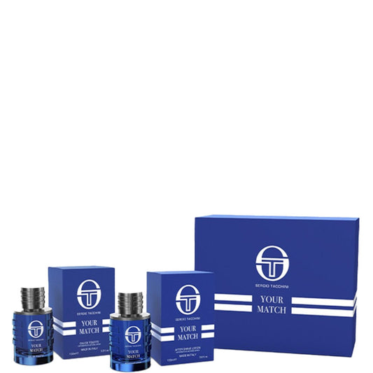 Sergio Tacchini Your Match Confezione 100 ML Eau de Toilette + 100 ML After Shave Lotion