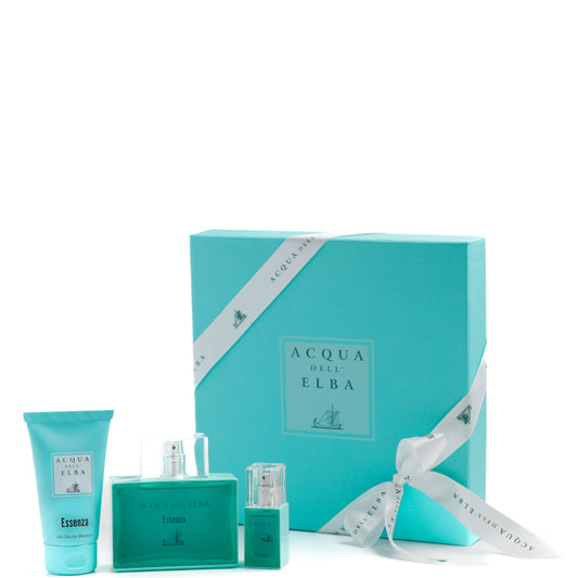 Acqua dell'Elba Essenza Uomo Confezione 100 ML Eau de Parfum + 15 ML Eau de Parfum + 75 ML Shower gel