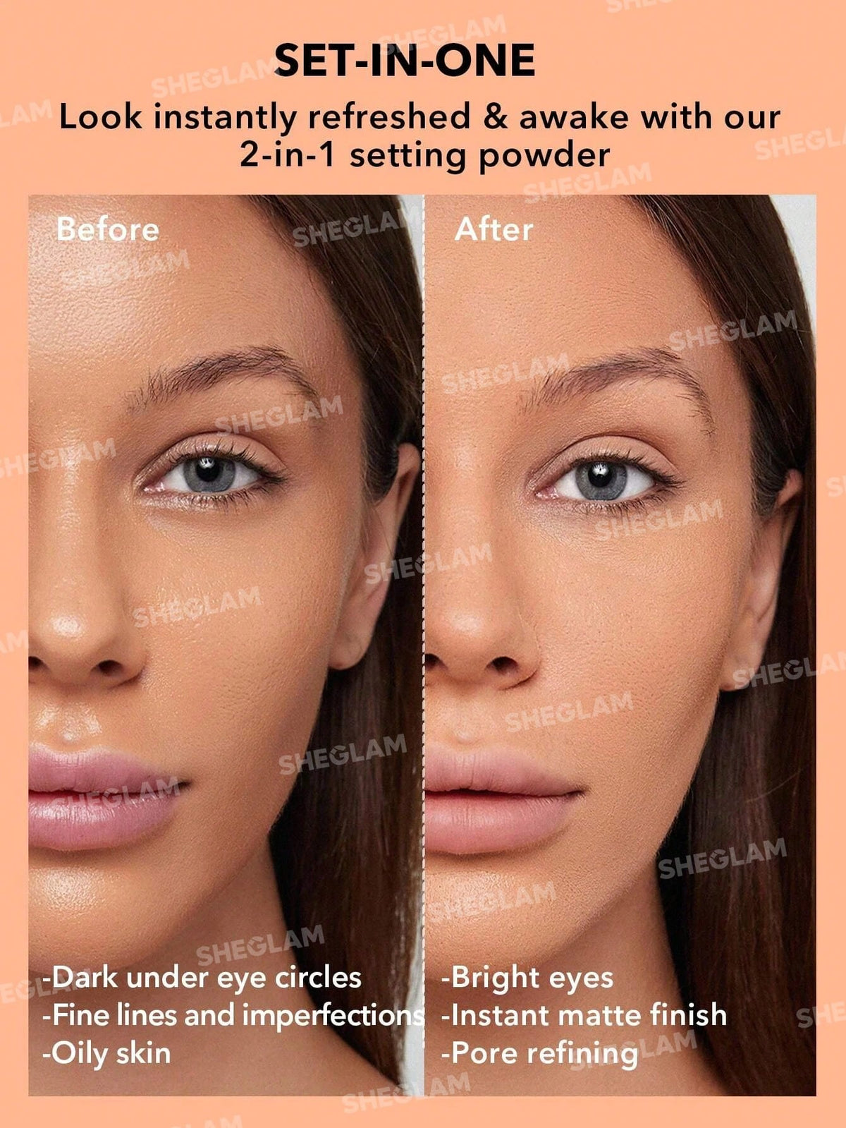 Sheglam Insta-Ready Face & Under Eye Setting Powder Duo