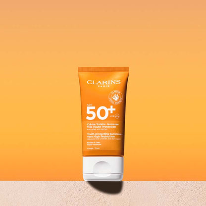 Crème Solaire Jeunesse Très Haute Protection SPF 50+ Visage 50 ML