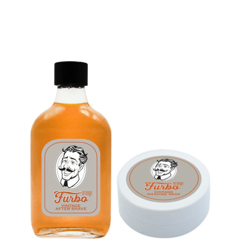 Sapone da rasatura + Lozione Dopobarba Vintage Orange Confezione 100 ML Sapone da Rasatura + 200 ML Lozione Dopobarba