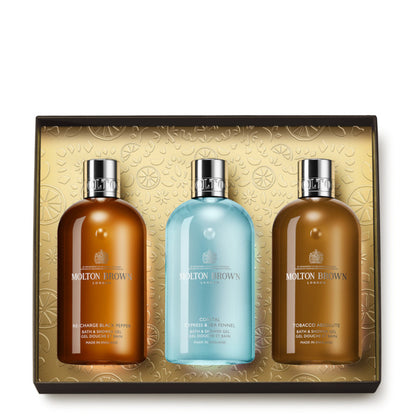 Woody & Aromatic Body Care Gift Set 3 X 300 ML Shower Ge