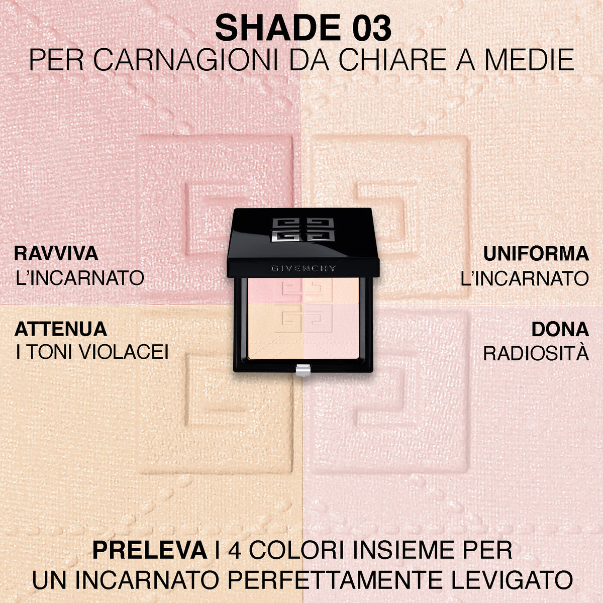 Prisme Libre 4 Color Pressed Powder