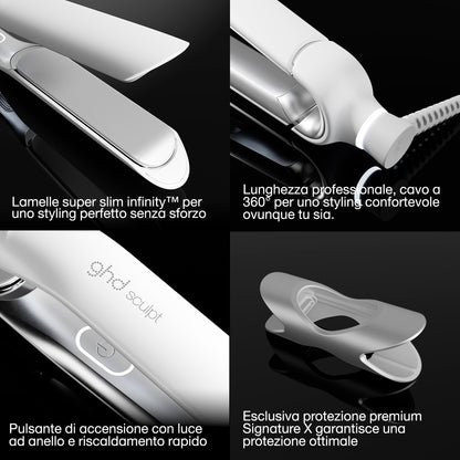 ghd Sculpt styler - piastra per capelli bianca