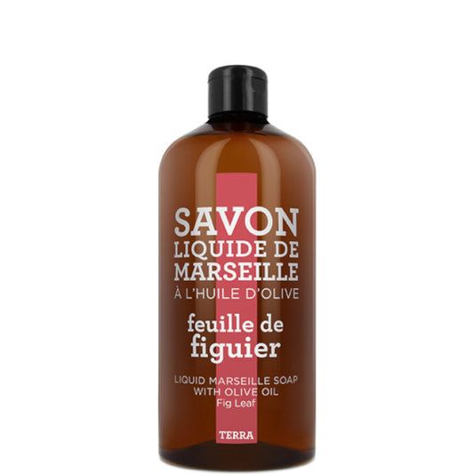 TERRA - Feuille de Figuier Savon Liquide de Marseille Recharge 1000 ML