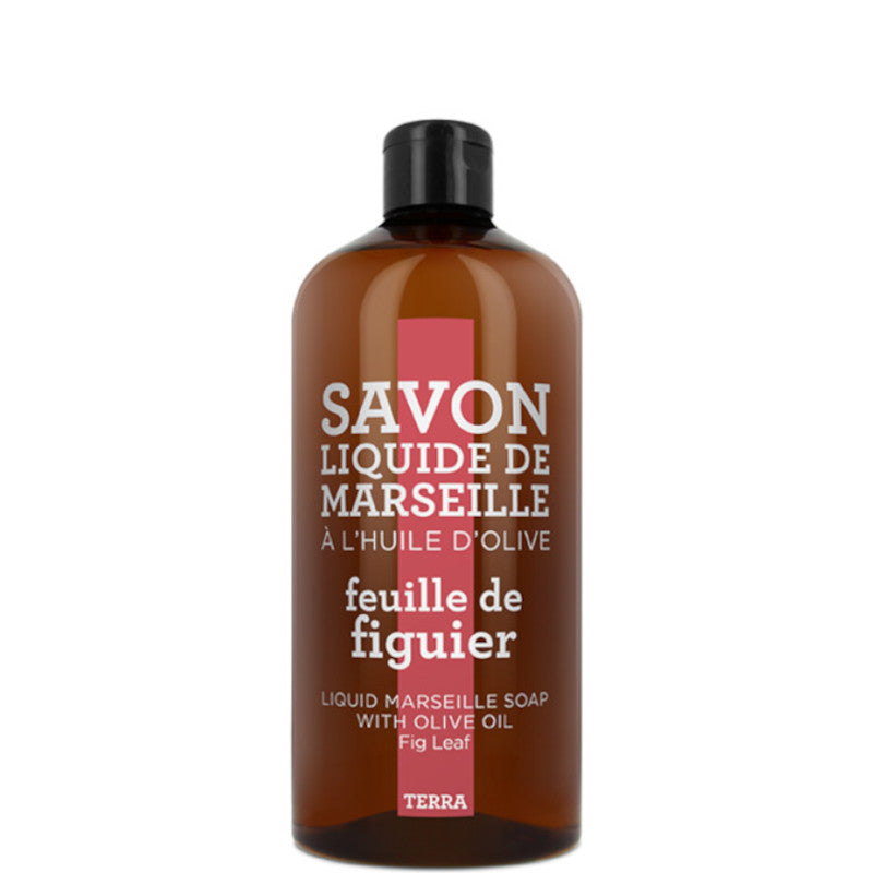 TERRA - Feuille de Figuier Savon Liquide de Marseille Recharge 1000 ML