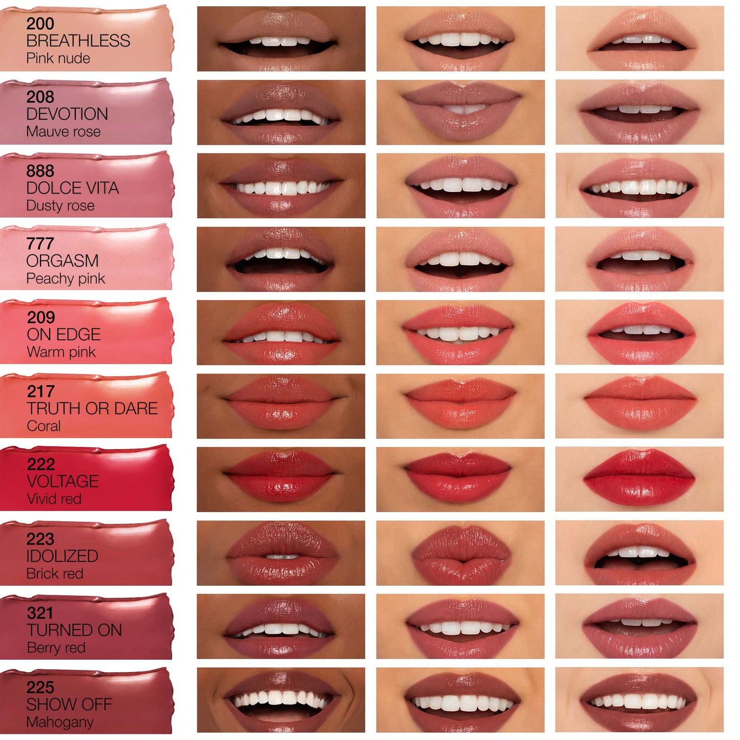 Nars Afterglow Lipstick