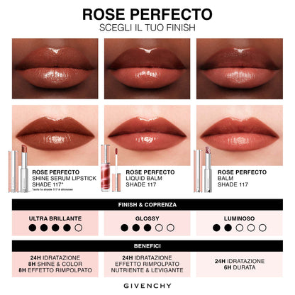 Rose Perfecto Shine Serum Lipstick