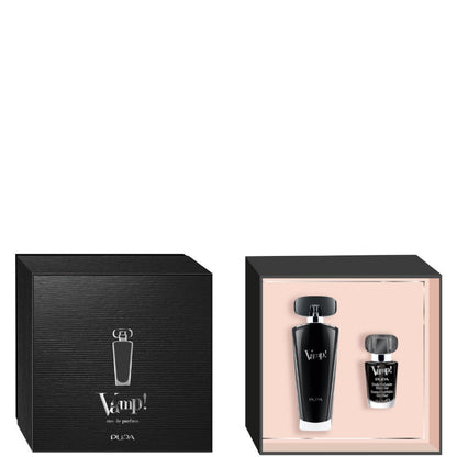 Vamp! Black Confezione 50 ML Eau de Parfum + 9 ML Vamp! Smalto Profumato Effetto Gel 305