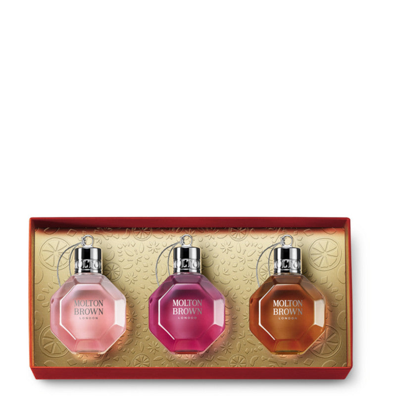 Festive Bauble Gift Set 3 x 75 ML Shower Gel