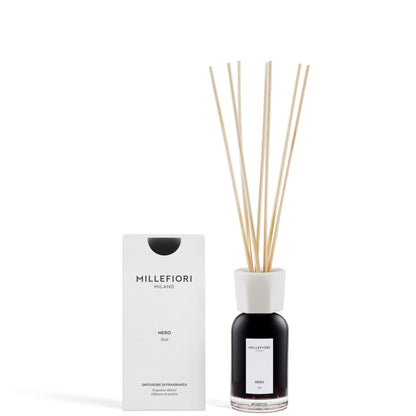 Millefiori Milano Diffusore a Bastoncini Nero